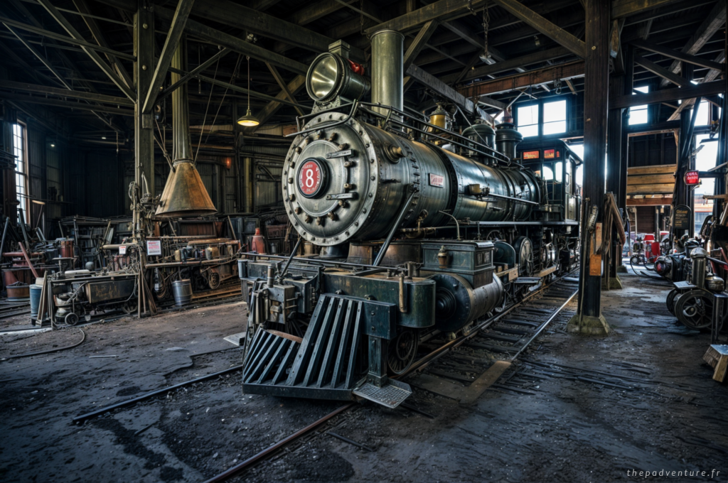 Railtown 1897 Locomotive de Retour vers le futur