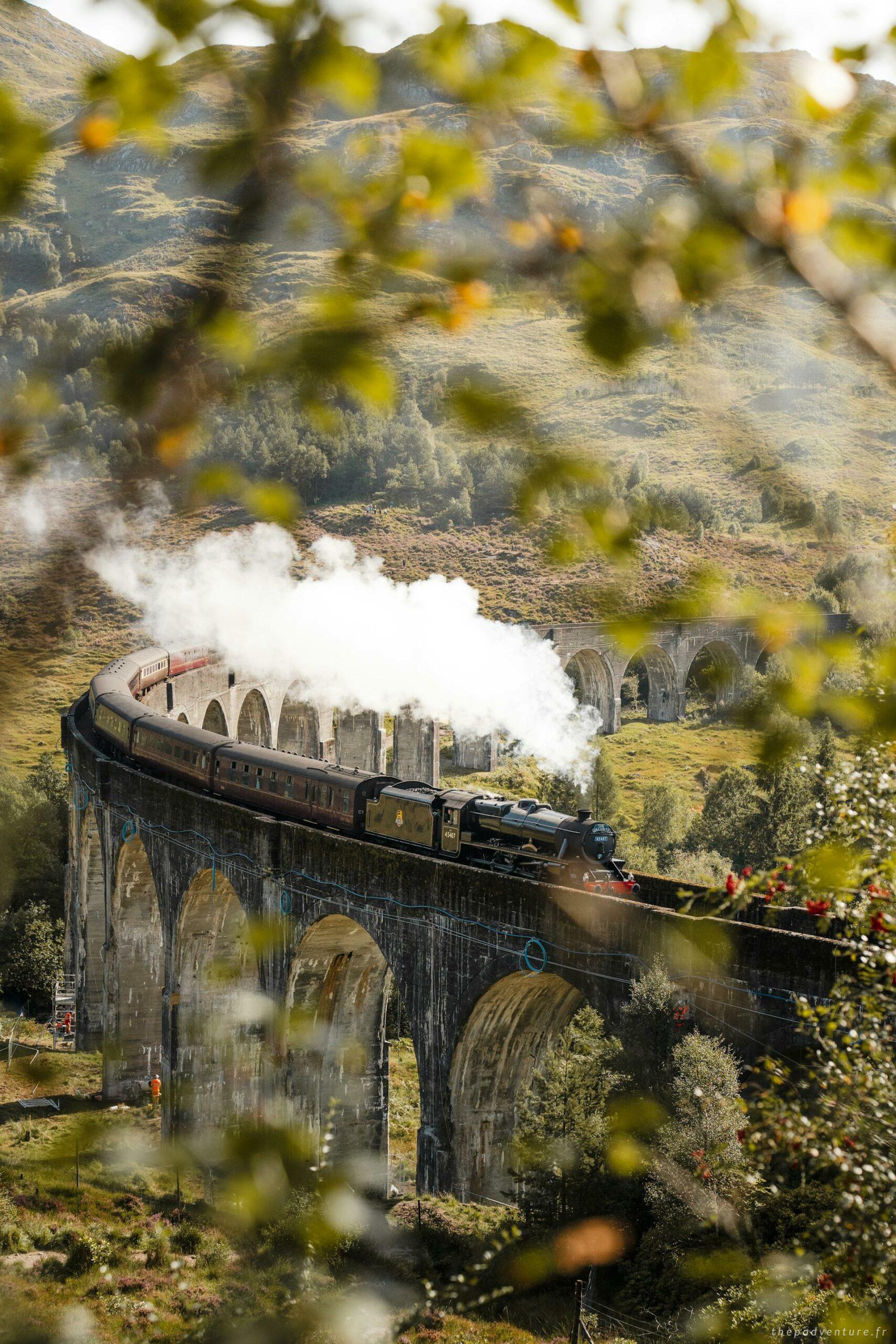 Meilleurs points de vue – Jacobite Steam Train et Viaduc de Glenfinnan